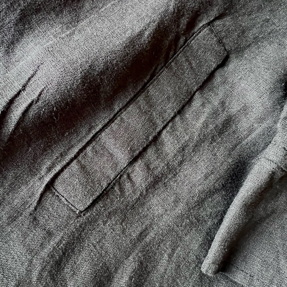 Flax Black/Deep Charcoal Button Down Jacket NWT - image 4